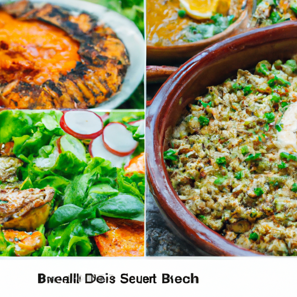 A mosaic of plated seasonal dishes shared by EmberBite users